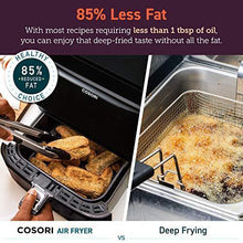 Load image into Gallery viewer, COSORI Air Fryer(100 Recipes), 12-in-1 Large XL Air Fryer Oven with Upgrade Customizable 10 Presets, Preheat, Shake Reminder, Digital Hot Oilless Cooker, 5.8QT, Black
