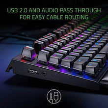 Load image into Gallery viewer, Razer BlackWidow Elite Mechanical Gaming Keyboard: Green Mechanical Switches - Tactile &amp; Clicky - Chroma RGB Lighting - Magnetic Wrist Rest - Dedicated Media Keys &amp; Dial - USB Passthrough
