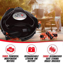 Load image into Gallery viewer, Grillbot Automatic Grill Cleaning Robot with Nylon Brushes and Carrying Case - BBQ Grill Cleaner - Grill Brush - Grill Scraper - BBQ Accessories (Black)
