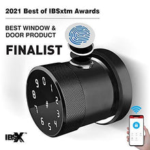 Load image into Gallery viewer, Geek Smart Door Lock - Keyless Fingerprint and Touchscreen Digital Door Lock, Secure Bluetooth, Easy Install, Great for Airbnb, Hotels and Offices, Homes, Apartments, Black(Upgraded 3.0)
