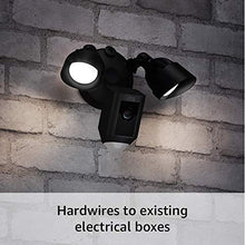 Load image into Gallery viewer, Ring Floodlight Camera Motion-Activated HD Security Cam Two-Way Talk and Siren Alarm, Black, Works with Alexa
