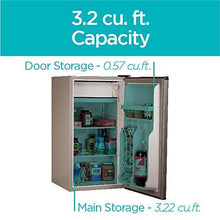 Load image into Gallery viewer, BLACK+DECKER BCRK32V Compact Refrigerator Energy Star Single Door Mini Fridge with Freezer, 3.2 Cubic Ft., VCM
