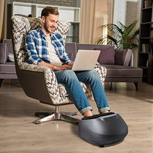 Load image into Gallery viewer, MUJERBAY Foot Massager with Heat, Air Compression, Remote Control, Deep Kneading Shiatsu Feet Massager Machine, for Plantar Fasciitis, Circulation, Nice Father's Day Gift
