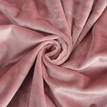 Load image into Gallery viewer, XeGe Plush Shaggy Duvet Cover Set Luxury Ultra Soft Crystal Velvet Bedding Sets 3 Pieces（1 Faux Fur Duvet Cover + 2 Faux Fur Pillowcases）,Zipper Closure(Queen,Old Pink)
