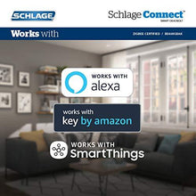 Load image into Gallery viewer, Schlage Connect Smart Deadbolt with Camelot trim in Satin Nickel, Zigbee Certified - BE468GBAK CAM 619
