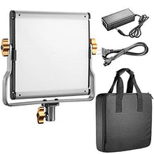 Load image into Gallery viewer, Neewer 2 Packs Dimmable Bi-Color 480 LED Video Light and Stand Lighting Kit Includes: 3200-5600K CRI 96+ LED Panel with U Bracket, 75 inches Light Stand for YouTube Studio Photography, Video Shooting
