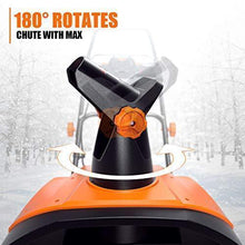 Load image into Gallery viewer, TACKLIFE Snow Blower, 15-Amp, Electric Snow Thrower, 20-in Working Width, 180°Chute Rotation, 30-FT Throwing Distance
