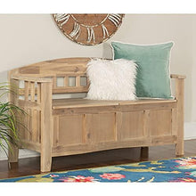 Load image into Gallery viewer, Linon Bench, Natural Wash
