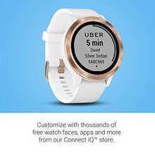 Load image into Gallery viewer, Garmin 010-01769-09 Vívoactive 3, GPS Smartwatch with Contactless Payments and Built-in Sports Apps, White/Rose Gold
