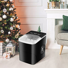 Load image into Gallery viewer, Ice Maker Portable Ice Maker Countertop Ice Maker Machine for Home/Office/Camping/Mini/Small/Table Top/Tabletop/Electric with Spoon, 26.5 lbs in 24h
