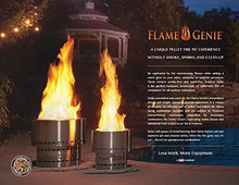 Load image into Gallery viewer, HY-C FG-19 Flame Genie Portable Smoke-Free Inferno Wood Pellet Fire Pit, USA Made, 19" Diameter, Black
