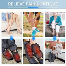 Load image into Gallery viewer, CINCOM Foot and Leg Massager with Heat, Air Compression Leg Massager for Circulation and Muscles Relaxation - 3 Modes, 3 Intensities, 2 Heating Super Quiet
