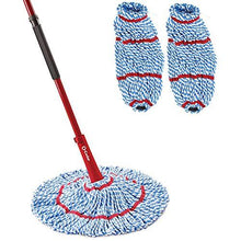 Load image into Gallery viewer, O-Cedar MicroTwist Microfiber Twist Mop with 2 Extra Refills
