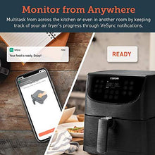 Load image into Gallery viewer, COSORI Smart WiFi Air Fryer(100 Recipes), 13 Cooking Functions, Keep Warm &amp; Preheat &amp; Shake Remind, Works with Alexa &amp; Google Assistant, 5.8 QT, Black
