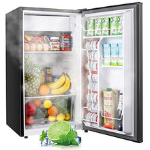 Load image into Gallery viewer, TECCPO Mini Fridge with Freezer TAMF32, 3.1 Cu.Ft, Low Noise, Energy Star, 6 Settings Temperature Adjustable, Mini Fridge for Bedroom, Dorm
