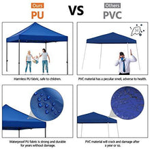 Load image into Gallery viewer, YAHEETECH 10x10 Pop up Canopy Tent - Commercial Instant Canopy Camping Canopy, Heavy Duty Waterproof Adjustable, with Wheeled Bag, Canopy Sandbags x4, Tent Stakesx4 - Navy Blue
