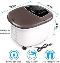 Load image into Gallery viewer, RENPHO Foot Spa Bath Massager, Motorized Massage, Fast Heating, and Powerful Bubble Jets, Automatic Shiatsu Massaging Rollers, Pedicure for Tired Feet, Relieve Feet Muscle Pain, Fathers Day Gifts
