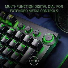 Load image into Gallery viewer, Razer BlackWidow Elite Mechanical Gaming Keyboard: Green Mechanical Switches - Tactile &amp; Clicky - Chroma RGB Lighting - Magnetic Wrist Rest - Dedicated Media Keys &amp; Dial - USB Passthrough
