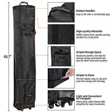 Load image into Gallery viewer, YAHEETECH 10x10 Pop up Canopy Tent - Commercial Instant Canopy Camping Canopy, Heavy Duty Waterproof Adjustable, with Wheeled Bag, Canopy Sandbags x4, Tent Stakesx4 - Navy Blue
