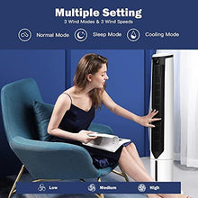 Load image into Gallery viewer, GOFLAME Evaporative Air Cooler, 3-in-1 Portable Tower Fan with Remote Control, 3 Speeds and 3 Modes, 9H Timer, LED Display, Air Humidifier Air Conditioner Fan for Home and Office
