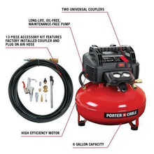 Load image into Gallery viewer, PORTER-CABLE Air Compressor, 6-Gallon, Pancake, Oil-Free (C2002)
