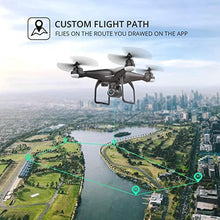 Load image into Gallery viewer, Holy Stone HS120D GPS Drone with Camera for Adults 2K UHD FPV, Quadcotper with Auto Return Home, Follow Me, Altitude Hold, Way-points Functions, Includes 2 Batteries and Carrying Backpack
