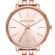 Load image into Gallery viewer, Michael Kors Women's Pyper Quartz Watch with Stainless-Steel-Plated Strap, Rose Gold, 16 (Model: MK3897)
