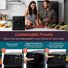 Load image into Gallery viewer, COSORI Air Fryer(100 Recipes), 12-in-1 Large XL Air Fryer Oven with Upgrade Customizable 10 Presets, Preheat, Shake Reminder, Digital Hot Oilless Cooker, 5.8QT, Black
