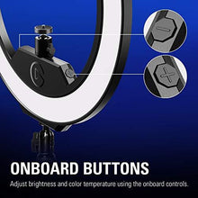 Load image into Gallery viewer, Elgato Ring Light Premium Edge-lit Ring Light, 2500 lumens, Multi-Layer Diffusion, Adjustable Color, app Control onMac, Windows, iPhone, Android (10LAC9901)
