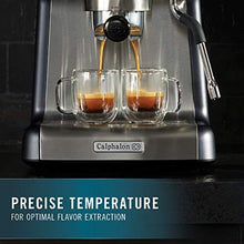 Load image into Gallery viewer, Calphalon BVCLECMP1 Temp iQ Espresso Machine with Steam Wand, Stainless Steel
