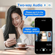 Load image into Gallery viewer, Outdoor Wireless Camera Battery Powered, Rechargeable WiFi Home Security Camera, 1080P Video 2-Way Audio Night Vision, PIR Motion Detection, Waterproof, SD Slot

