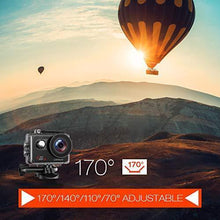 Load image into Gallery viewer, Campark V30 Native 4K Action Camera 20MP EIS Touch Screen WiFi Waterproof PC Webcam with Optional View Angle, 2 1350mAh Batteries and Mounting Accessories Kit
