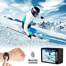 Load image into Gallery viewer, REMALI CaptureCam 4K Ultra HD and 12MP Waterproof Sports Action Camera Kit with Carrying Case, 3 Batteries, Dual Battery Charger, 2” LCD Screen, WiFi, Remote Control, and 21 Mounts and Accessories
