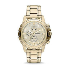 Load image into Gallery viewer, Fossil Men's Dean Quartz Stainless Chronograph Watch, Color: Gold (Model: FS4867)
