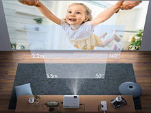 Load image into Gallery viewer, APEMAN Mini Projector, 1080P Supported, 200'' Max Display 60000 Hrs Lamp Life Portable Video Projector, Compatible with HDMI, PS4, TV Stick, VGA, TF, AV, USB Drive, Carry Bag and 100'' Screen Included
