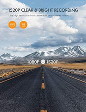 Load image into Gallery viewer, APEMAN 2K &amp;1080P Dual Dash Cam, 2688x1520P max, Support 128GB, Front and Rear Camera for Cars with 3 Inch IPS Screen, Driving Recorder with IR Sensor Night Vision, Motion Detection, Parking Monitor
