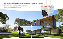 Load image into Gallery viewer, Security Camera Outdoor, Wireless WiFi 360° Pan Tilt Zoom Solar 15000mah Battery Powered Home Cameras with Night Vision, Motion Detection, 2 Way Audio, IP65 Waterproof, Encrypted SD/Cloud Storage
