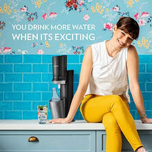 Load image into Gallery viewer, SodaStream Aqua Fizz Sparkling Water Machine (Black) with Co2 &amp; Glass Carafes

