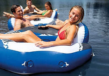 Load image into Gallery viewer, Intex River Run Connect Inflatable Tube (2 Pack) &amp; Mega Chill II Beverage Float
