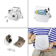 Load image into Gallery viewer, Fujifilm Instax Mini 11 Instant Camera + Instax Mini Twin Pack Film + Hanging Frames + Plastic Frames + Case + Close Up Filters - All Inclusive Bundle! (Ice White)
