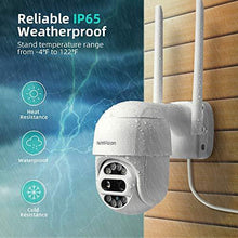Load image into Gallery viewer, HeimVision PTZ Security Camera Outdoor, 2x2MP Ultra HD Dual Lens, Pan/Tilt/12X Zoom, 360° View, Wi-Fi Wireless Camera with Floodlights, Color Night Vision, 2-Way Audio, Motion Detection, Weatherproof
