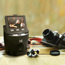Load image into Gallery viewer, KODAK SCANZA Digital Film &amp; Slide Scanner - Converts 35mm, 126, 110, Super 8 &amp; 8mm Film Negatives &amp; Slides to JPEG - Includes Large Tilt-Up 3.5" LCD, Easy-Load Film Inserts, Adapters &amp; More

