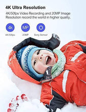 Load image into Gallery viewer, 【2021 Upgrade】 Crosstour Native 4K50fps Action Camera Advanced Anti-Shake Touch Screen 20MP Underwater Camcorder (LDC, 40M Waterproof, WiFi, Remote Control, Battery Charger, Accessories Kit) CT9700
