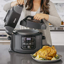 Load image into Gallery viewer, Ninja OP302 Foodi 9-in-1 Pressure, Broil, Dehydrate, Slow Cooker, Air Fryer, and More, with 6.5 Quart Capacity and 45 Recipe Book, and a High Gloss Finish
