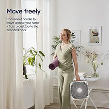 Load image into Gallery viewer, Blueair Pure Fan Auto, 3-Speed + Auto Mode, HEPASilent Purifying Room Fan, Cools + Cleans, Removes Allergens, Dust, Pollen &amp; More, for Floor, Table, Desk &amp; Bedroom
