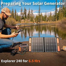 Load image into Gallery viewer, Jackery SolarSaga 60W Solar Panel for Explorer 160/240/500 as Portable Solar Generator, Portable Foldable Solar Charger for Summer Camping Van RV(Can't Charge Explorer 440/ PowerPro)
