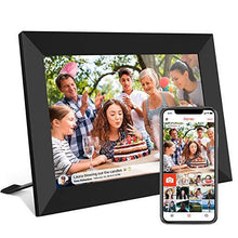 Load image into Gallery viewer, FRAMEO 10.1 Inch Smart WiFi Digital Photo Frame 1280x800 IPS LCD Touch Screen, Auto-Rotate Portrait and Landscape, Built in 16GB Memory, Share Moments Instantly via Frameo App from Anywhere
