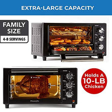 Load image into Gallery viewer, PowerXL Air Fryer Grill 8 in 1 Roast, Bake, Rotisserie, Electric Indoor Grill (6 Piece Accessory Pack), Black

