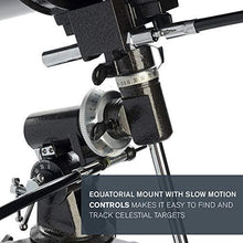 Load image into Gallery viewer, Celestron - PowerSeeker 127EQ Telescope - Manual German Equatorial Telescope for Beginners - Compact and Portable - Bonus Astronomy Software Package - 127mm Aperture
