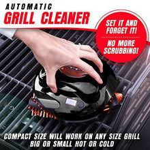 Load image into Gallery viewer, Grillbot Automatic Grill Cleaning Robot with Nylon Brushes and Carrying Case - BBQ Grill Cleaner - Grill Brush - Grill Scraper - BBQ Accessories (Black)
